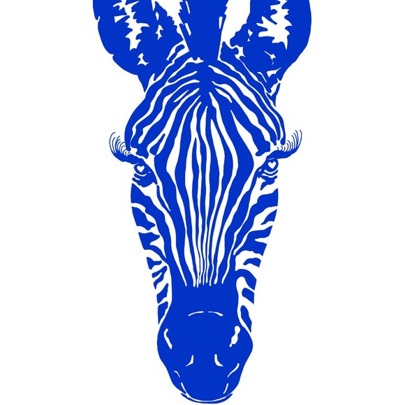 Vibrant Zebra Poster Pink, Red, Blue, Green/ Galantine or Valentine décor, 11x17 - Picture 12 of 13